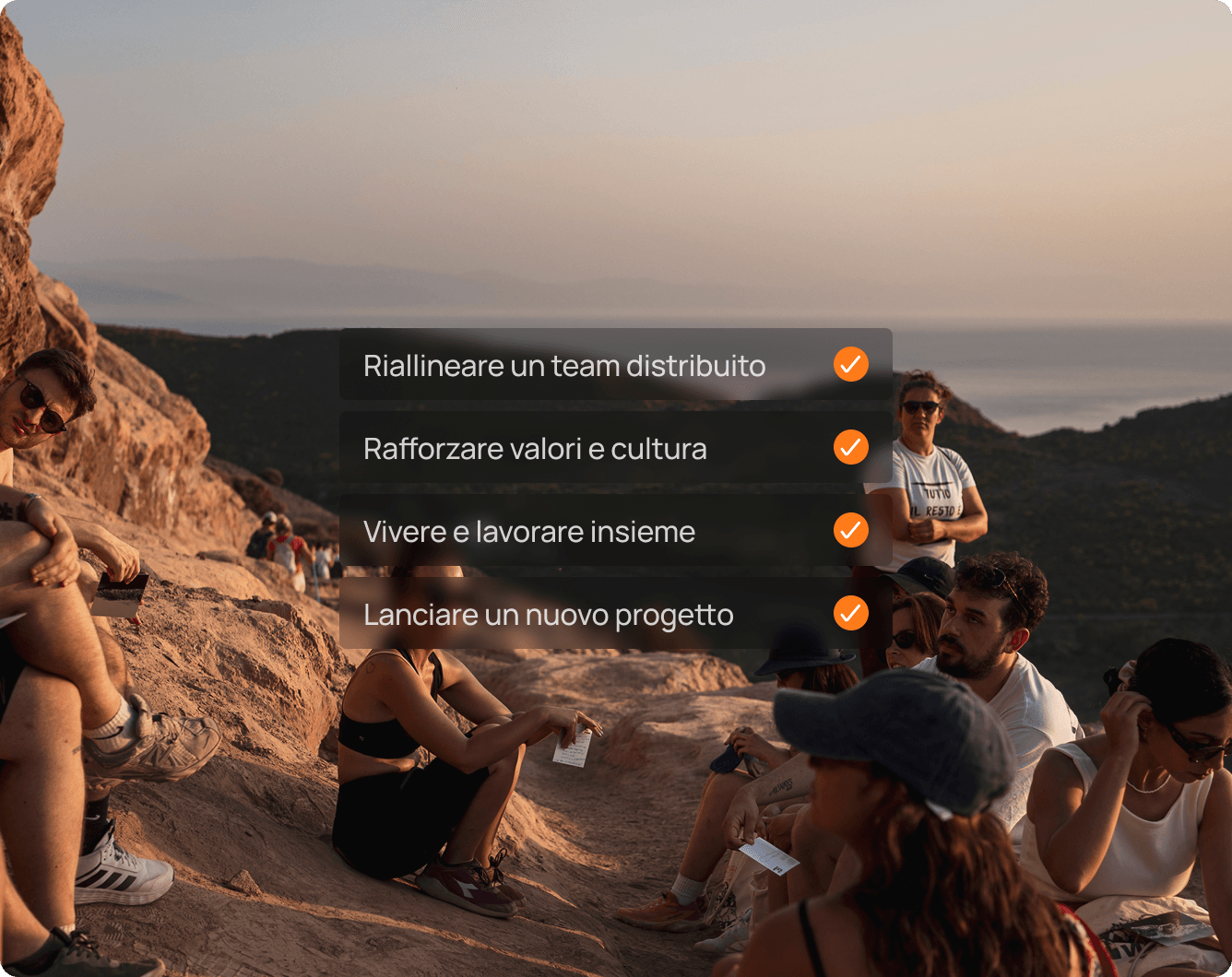 CREA UN TEAM
FUORI DALL'ORDINARIO